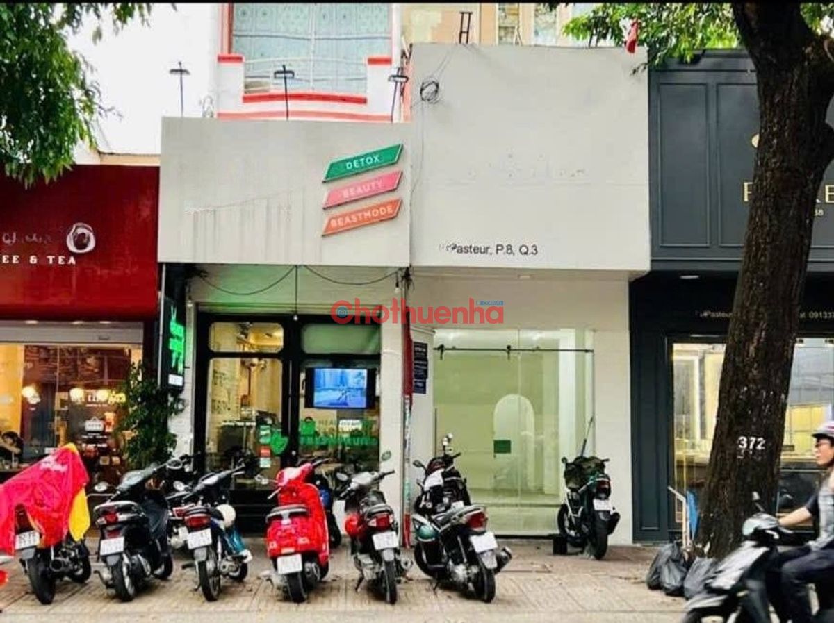 Cho thuê Mặt bằng 50m2 - Mặt tiền Pasteur,  Võ Thị Sáu, Quận 3 