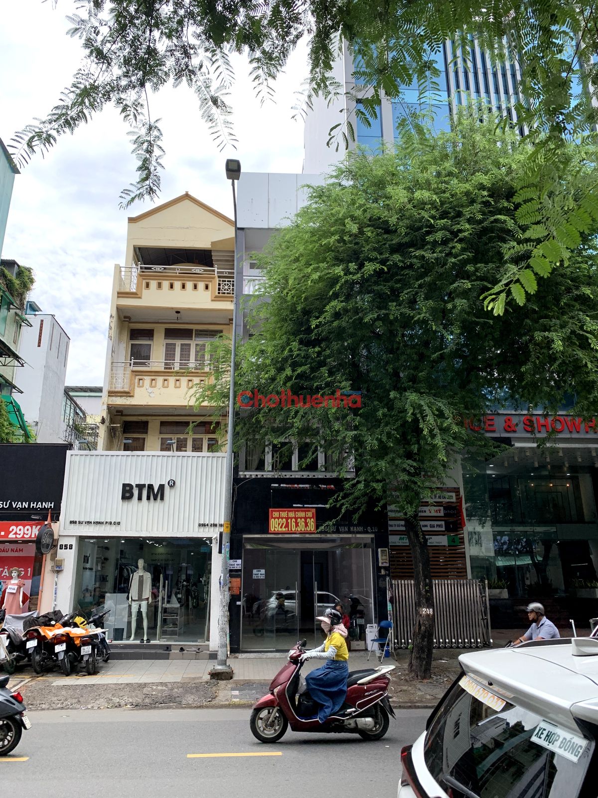 CHO THUÊ MẶT BẰNG 80m2 -  MẶT TIỀN SƯ VẠN HẠNH, QUẬN 10