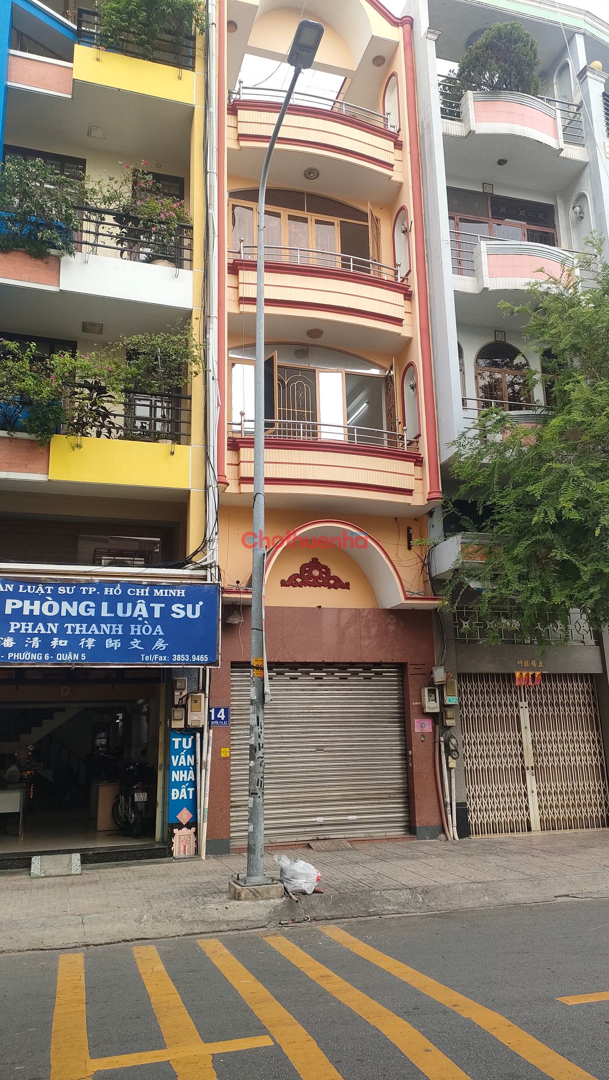 Cho thuê nhà nguyên căn tại địa chỉ mặt tiền Ngô Quyền, Phường 6, Quận 5 , 4x19m