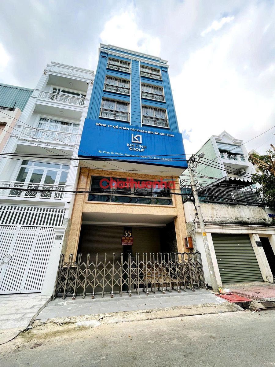 CHO THUÊ TOÀ NHÀ VĂN PHÒNG TẠI KHU K300 TÂN BÌNH - 5 TẦNG TRỐNG SUỐT