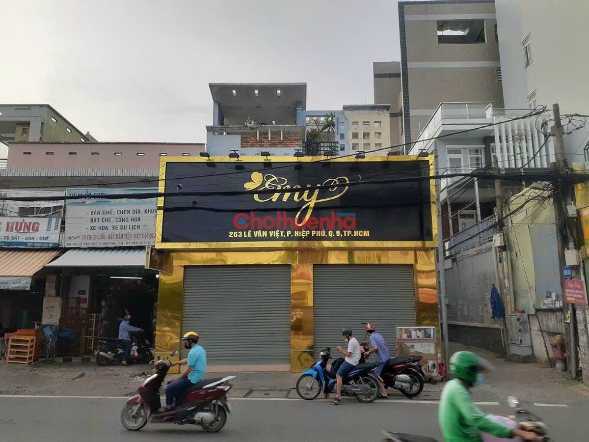 CHO THUÊ MẶT BẰNG KINH DOANH ĐƯỜNG LÊ VĂN VIỆT, QUẬN 9 – 8X25M – LỐI ĐI RIÊNG