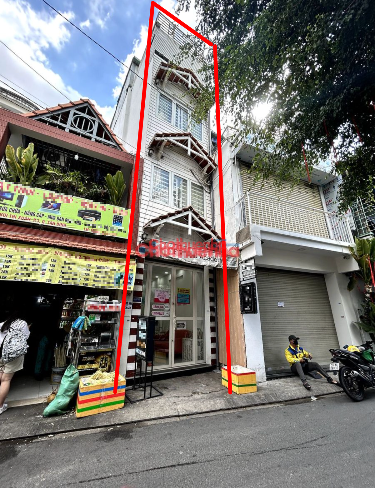 Cho thuê nhà mặt tiền đường Bùi Thị Xuân, Phường 3, Tân Bình