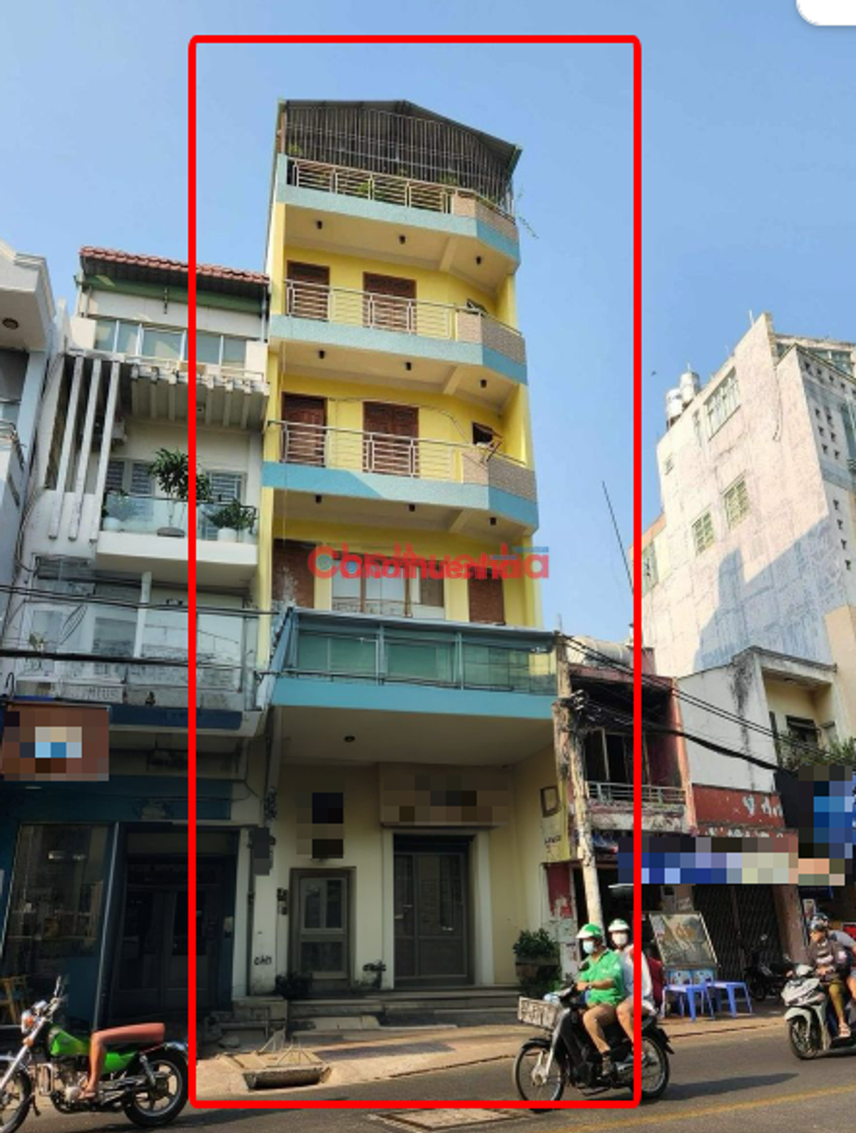 Cho thuê nhà mặt tiền đường Lê Bình, Phường 4, Q.Tân Bình. trêt, 5 lầu, sân thượng, có thang máy 