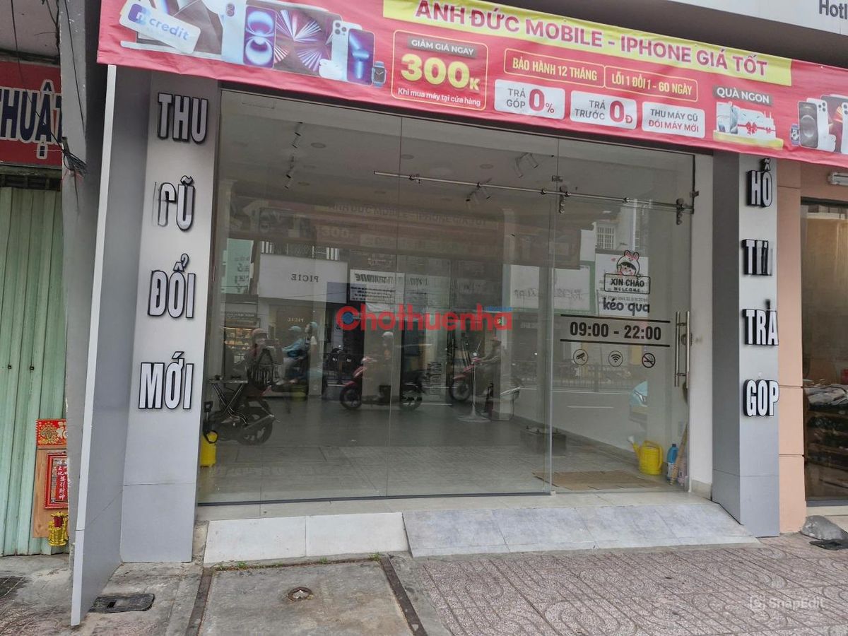 Cho thuê mặt bằng kinh doanh - mặt tiền lý thái tổ, phường 1, quận 3