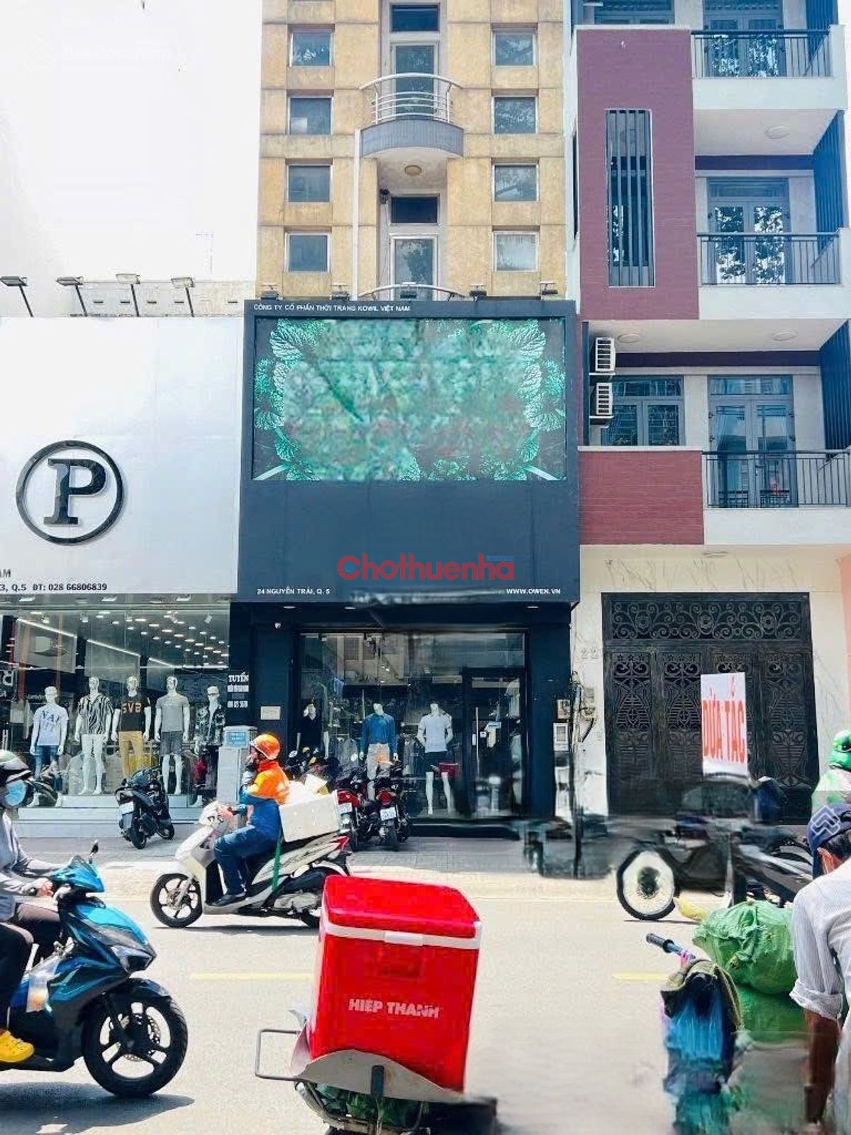 CHO THUÊ NHÀ MẶT TIỀN NGUYỄN TRÃI, BẾN THÀNH, QUẬN 1 - KHU KINH DOANH SẦM 