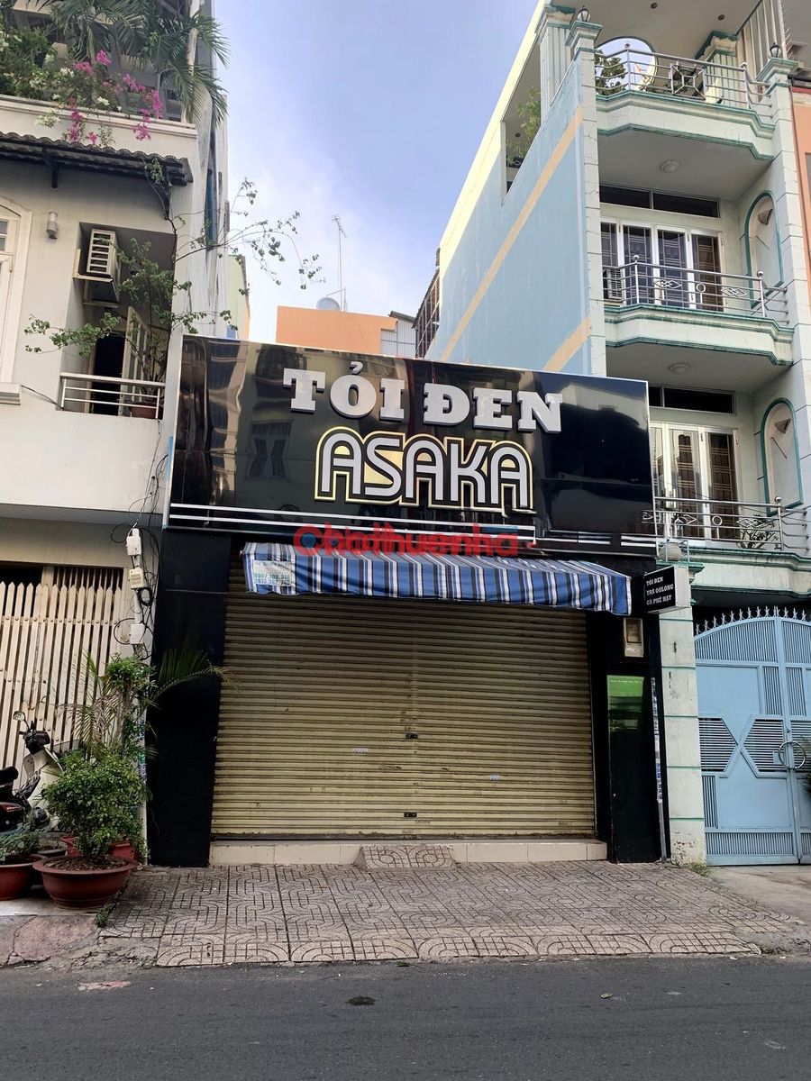 CHO THUÊ NHÀ MẶT TIỀN ĐƯỜNG HÒA HẢO QUẬN 10 - NHÀ TRỐNG SUỐT