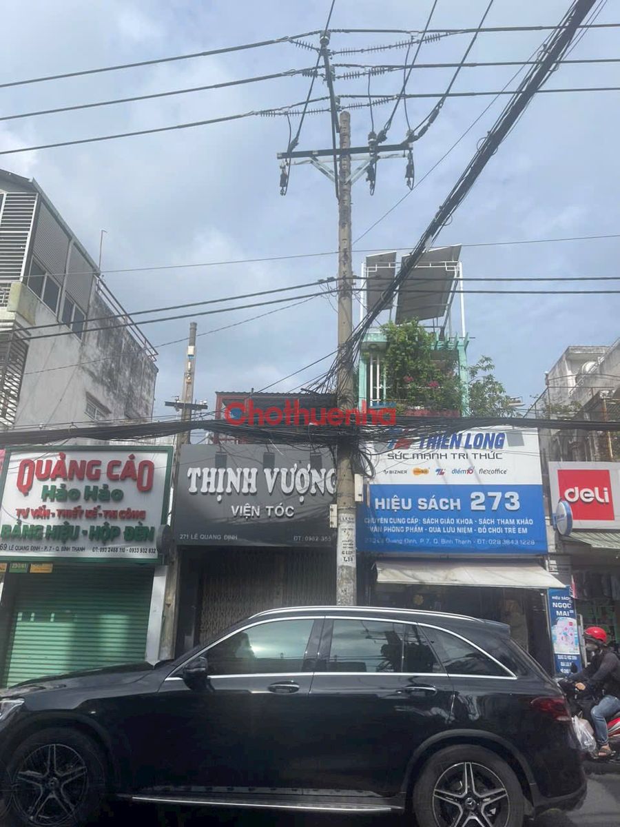 CHO THUÊ MẶT TIỀN LÊ QUANG ĐỊNH BÌNH THẠNH - NHÀ SIÊU DÀI - KD ĐA NGÀNH