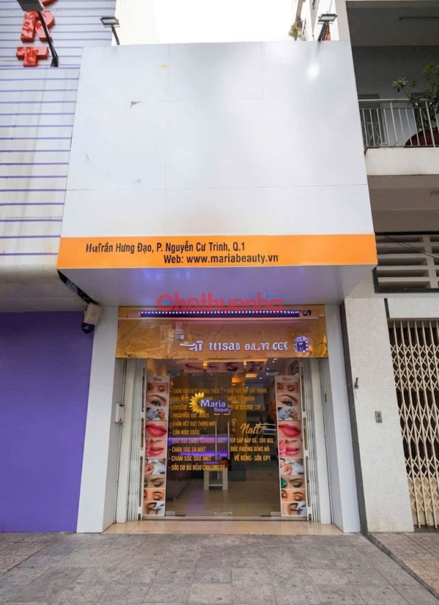 Cho Thuê Mặt bằng Mặt tiền đường Trần Hưng Đạo, Quận 1  - 3.5x15m, 30 Triệu, KD Tự Do