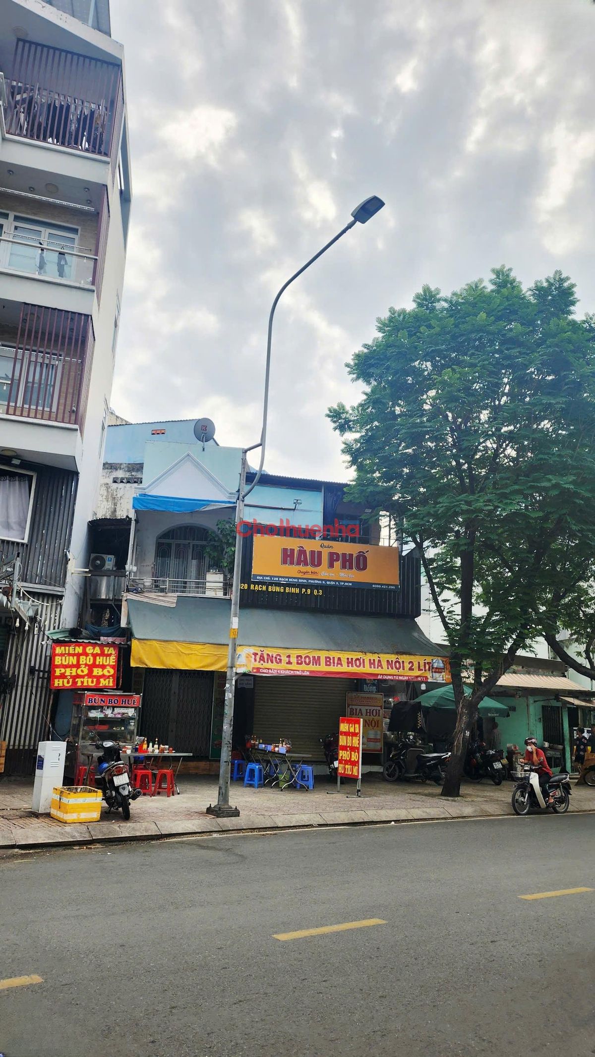 CHO THUÊ MẶT BẰNG KINH DOANH - RẠCH BÙNG BINH, QUẬN 3