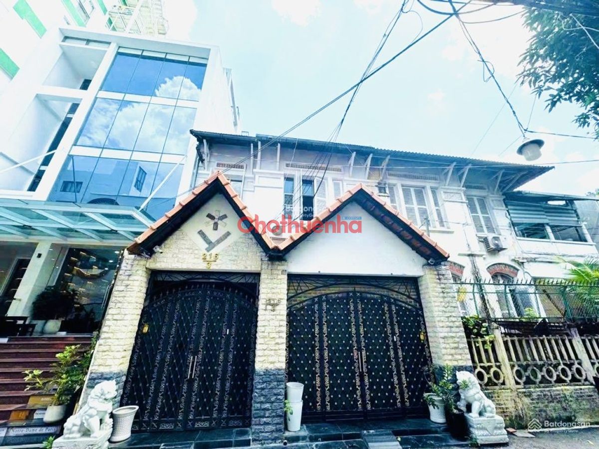 Cho thuê nhà Biệt Thự Kinh Doanh Nhà Hàng trung tâm quận 3 DTSD 225m2 