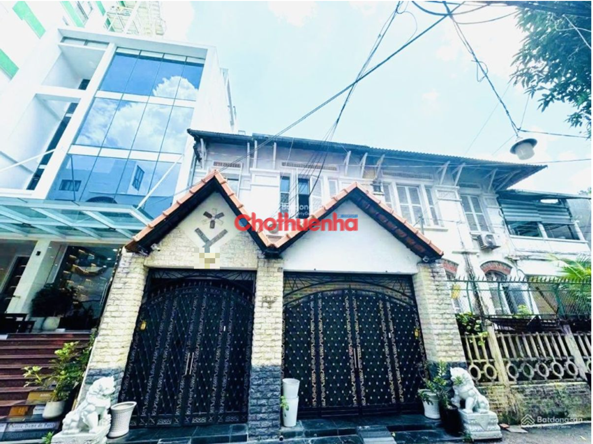 Cho thuê nhà biệt thự đường Điện Biên Phủ, phường 4, quận 3 - hẻm xe hơi - 7x25m 