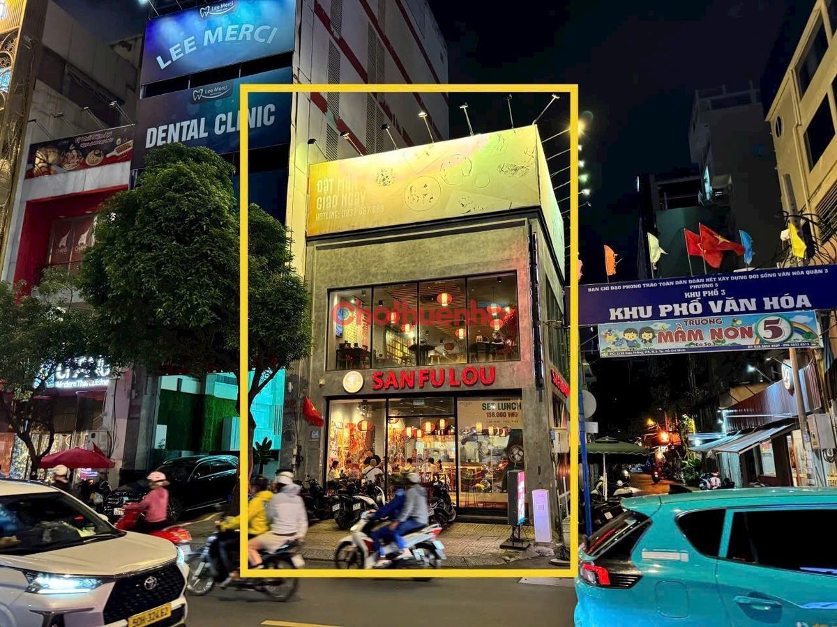 Cho Thuê Nhà Góc 2 Mặt Tiền đường 2A Cao Thắng, Quận 3 - DT 7 X 15m - Phù Hợp Cho KD F&B