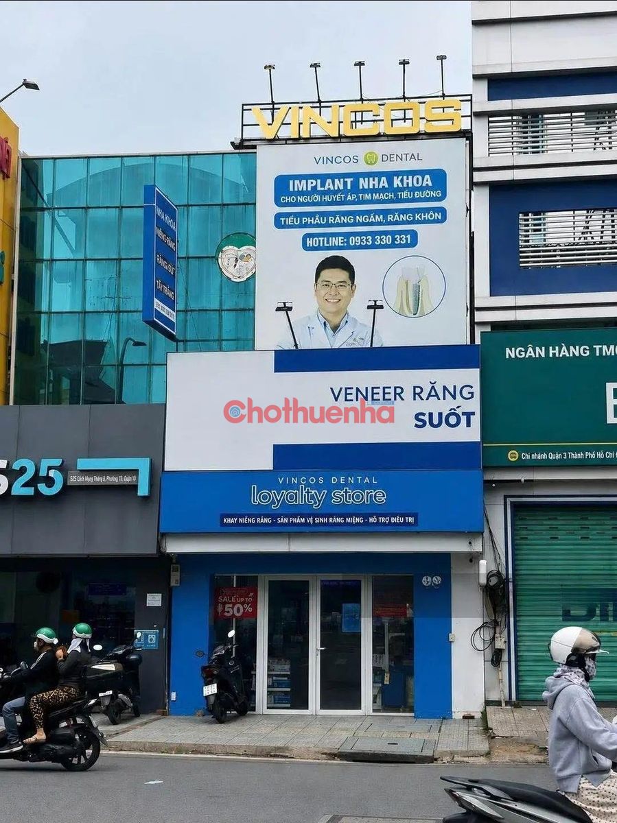 CHO THUÊ NHÀ MẶT TIỀN THÀNH THÁI, PHƯỜNG 12, QUẬN 10 – 5X24M
