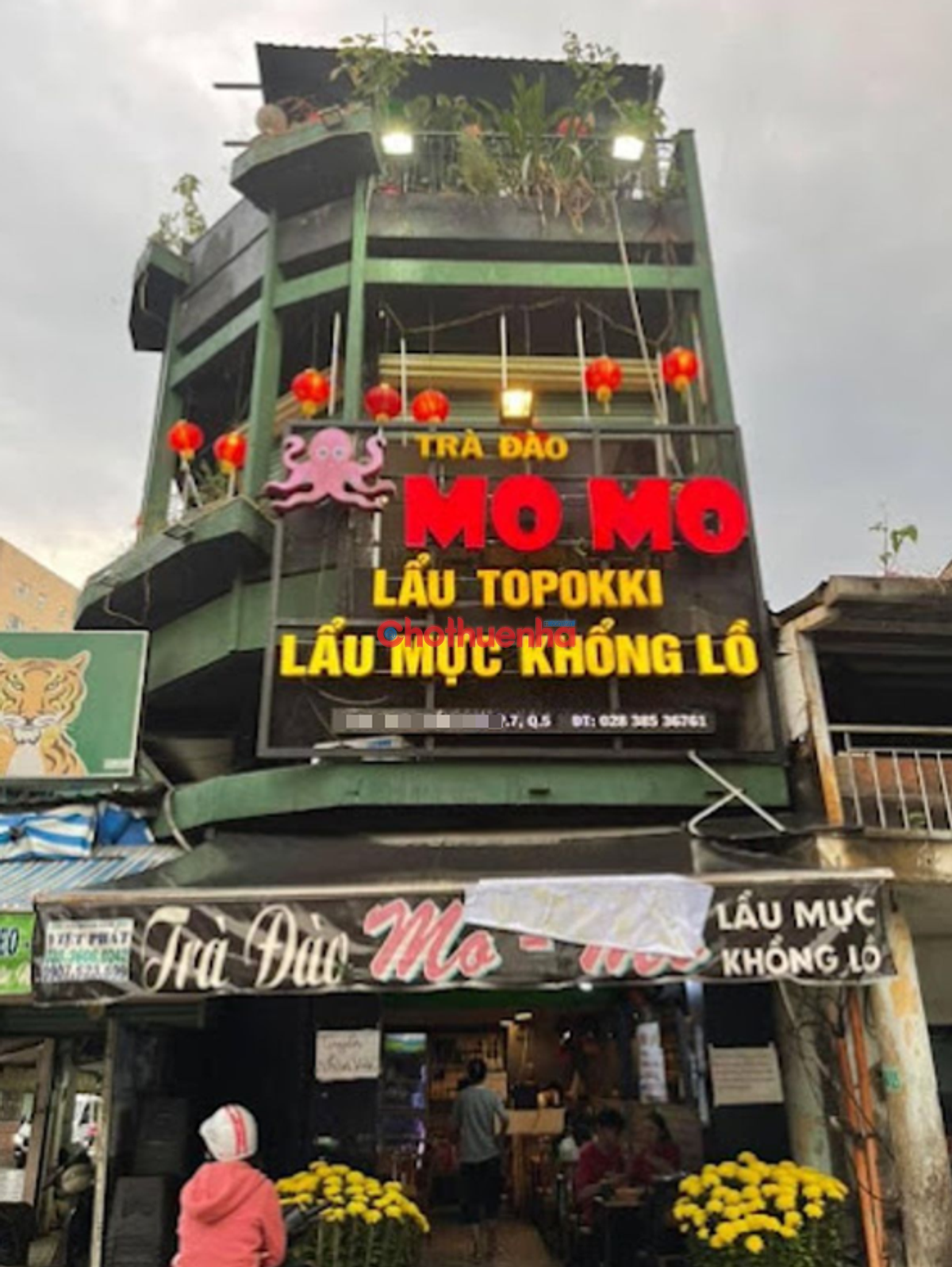 CHo thuê nhà mặt tiền khu vực sầm uất đường Trần Phú, Quận 5.