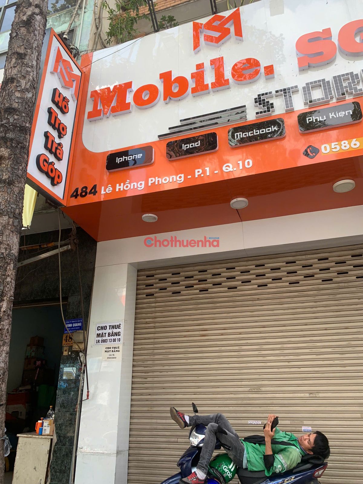 Cho thuê mặt bằng ngang 4m mặt tiền Lê Hồng Phong, Phường 1, Quận 10.