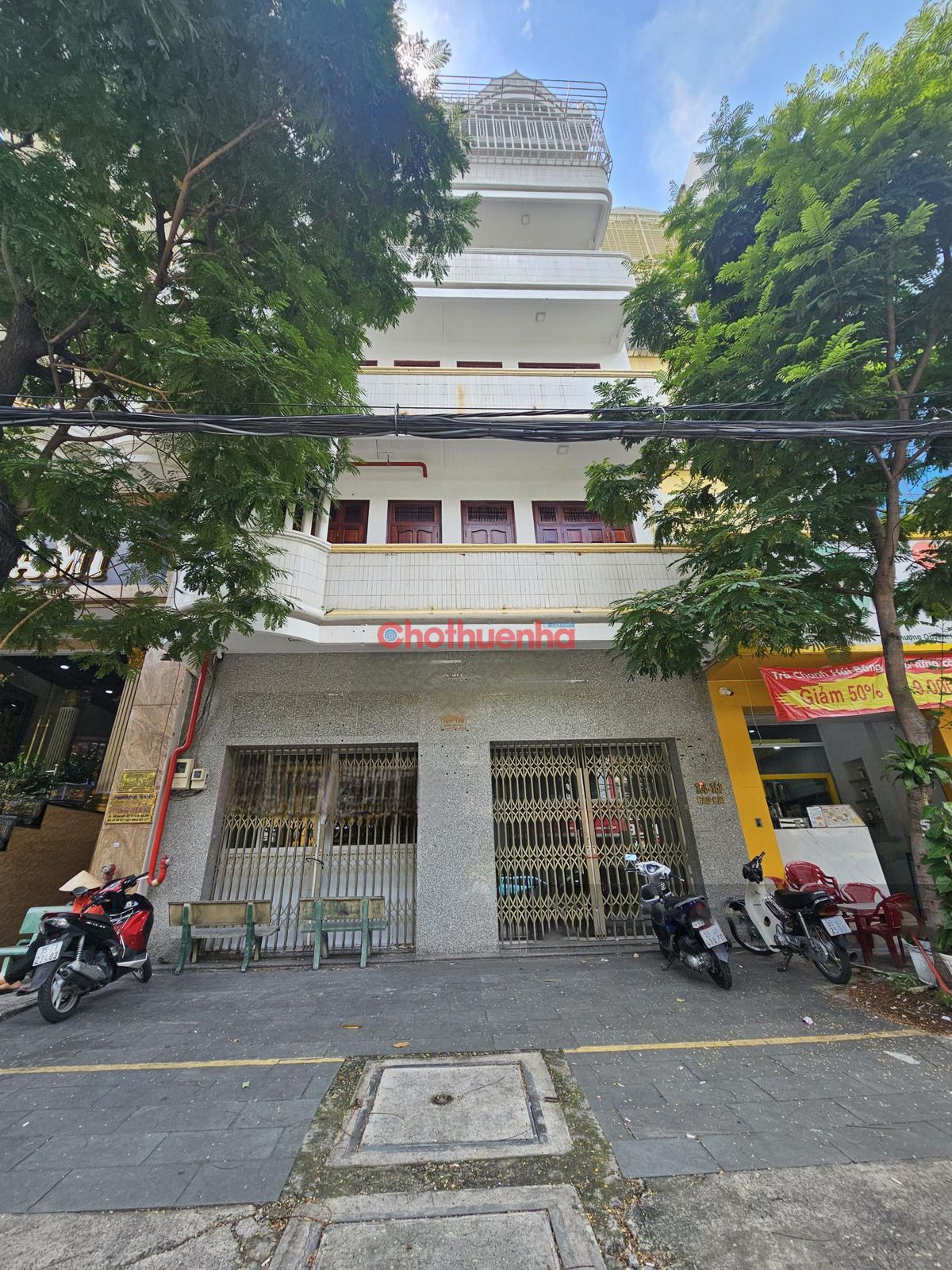 Cho thuê tòa nhà mặt tiền đường Bàu Cát phường 14 tân bình - thang máy - pccc đầy đủ