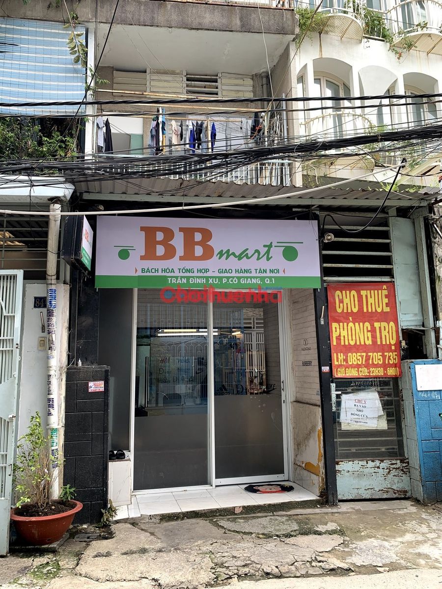 CHO THUÊ NHÀ TRẦN ĐÌNH XU, PHƯỜNG CÔ GIANG, QUẬN 1