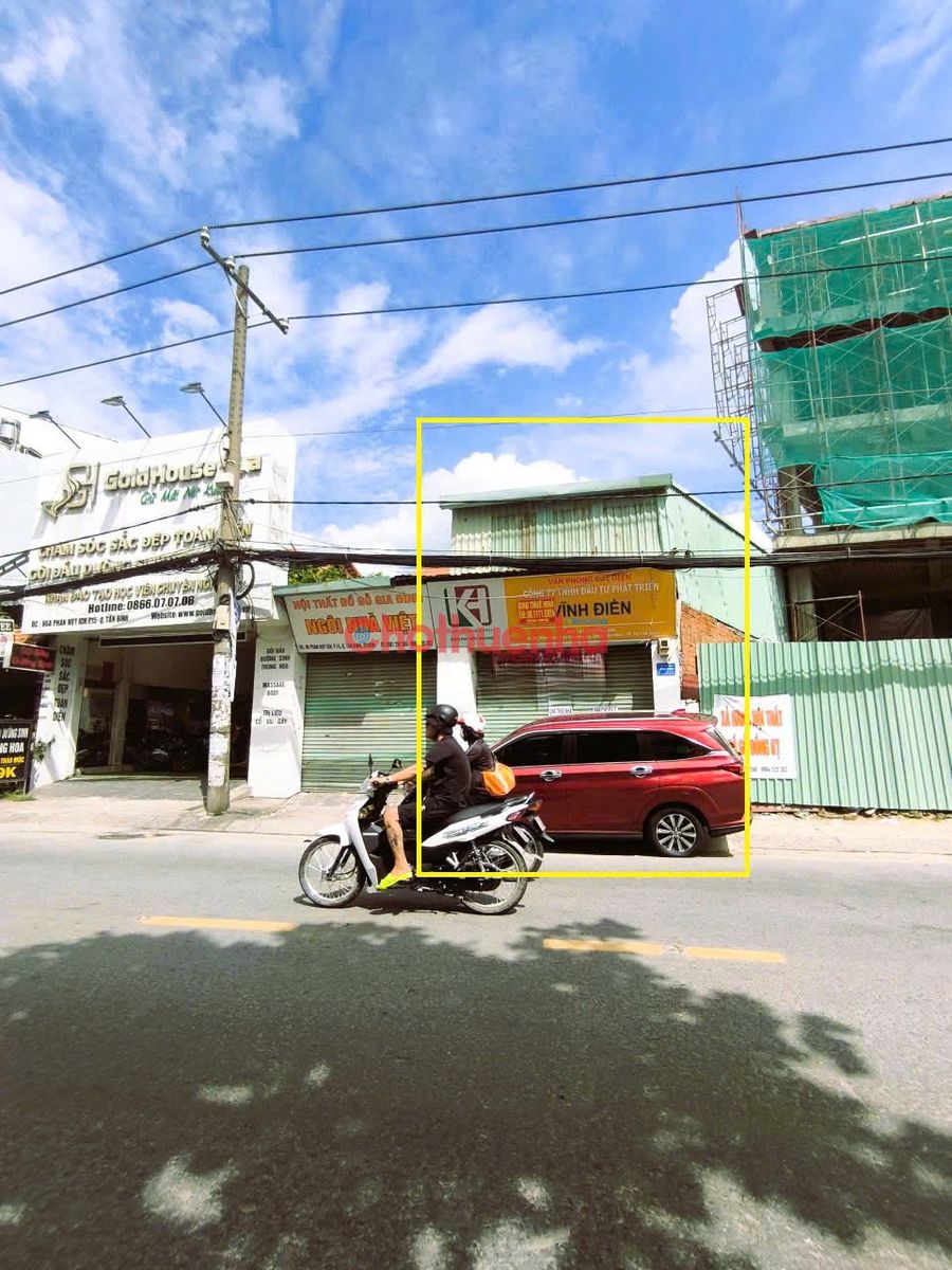 Cho thuê nhà Phan Huy Ích - Tân Bình nhà trống suốt phù hợp kinh doanh,spa...