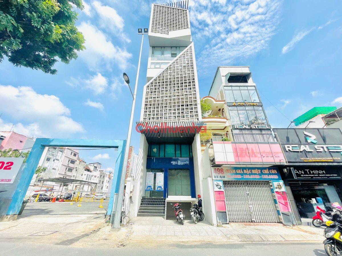 CHO THUÊ TÒA NHÀ MẶT TIỀN ĐƯỜNG 3/2 PHƯỜNG 14 QUẬN 10 - DTSD 800M2 - FULL PCCC