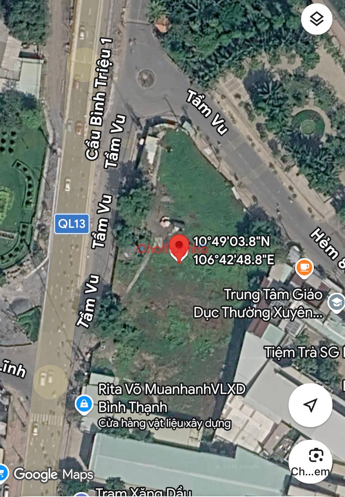 CHO THUÊ SIÊU MẶT BẰNG 3.600m² – NGAY CHÂN CẦU BÌNH TRIỆU, THỦ ĐỨC