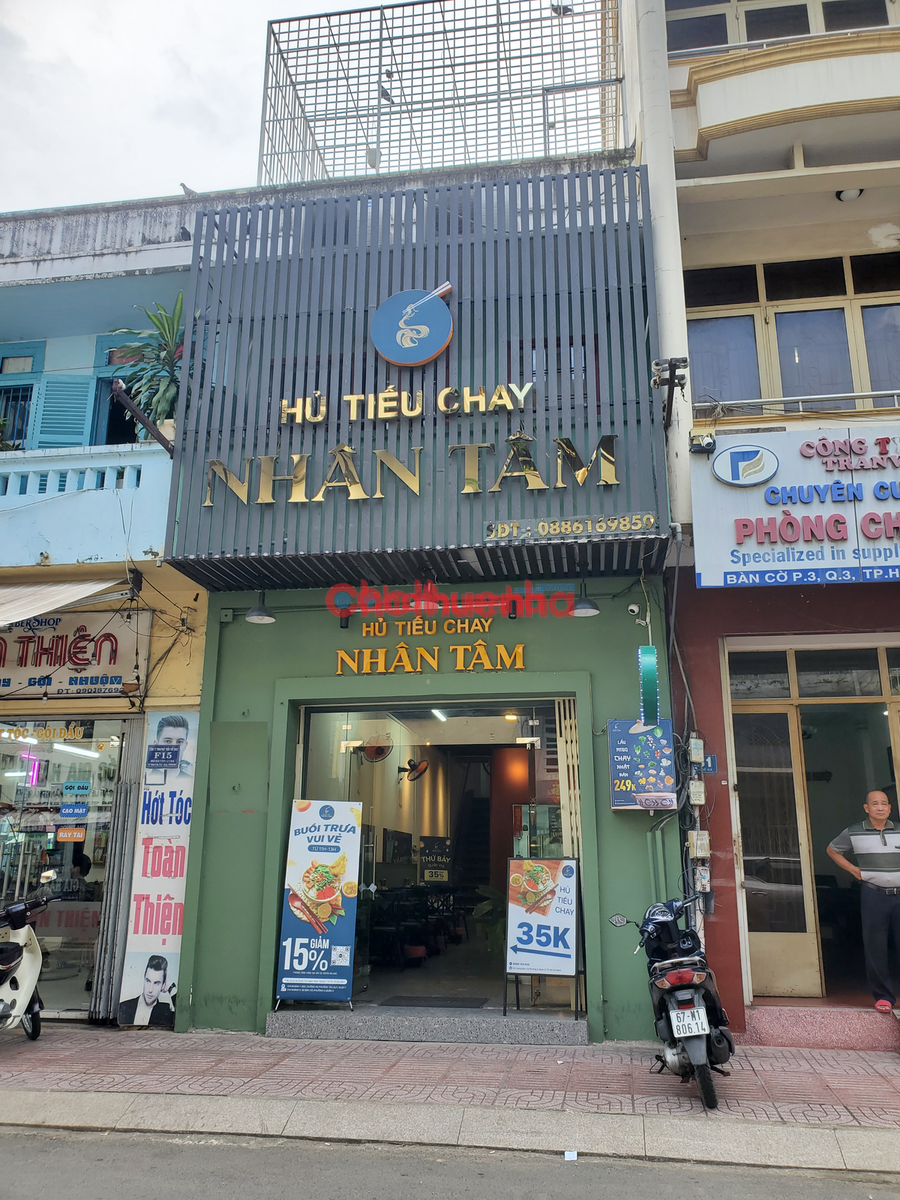 Cho thuê nhà mặt tiền đường Bàn Cờ, Phường 3, Quận 3