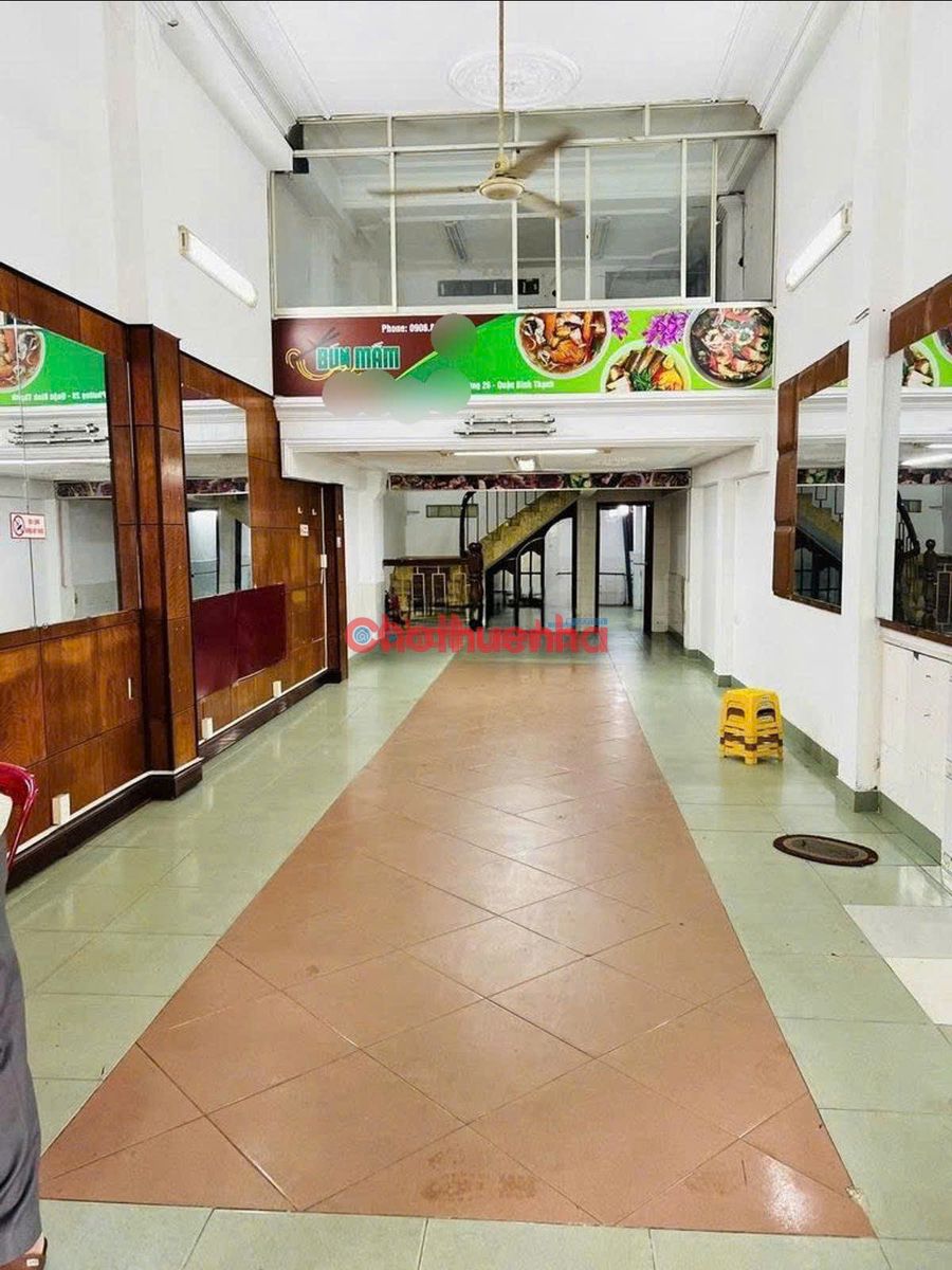 Cho thuê nhà mặt tiền Chu Văn An, Bình Thạnh, phù hợp Kinh Doanh, văn phòng công ty