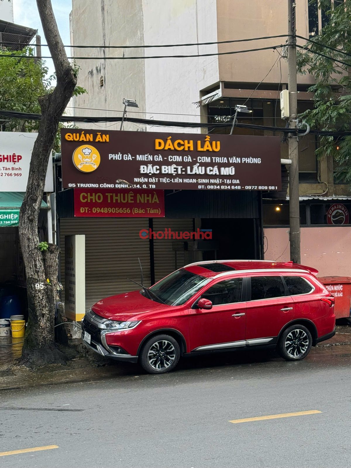 Cho thuê nhà mặt tiền đường Trương Công Định, Phường 14, Tân Bình.