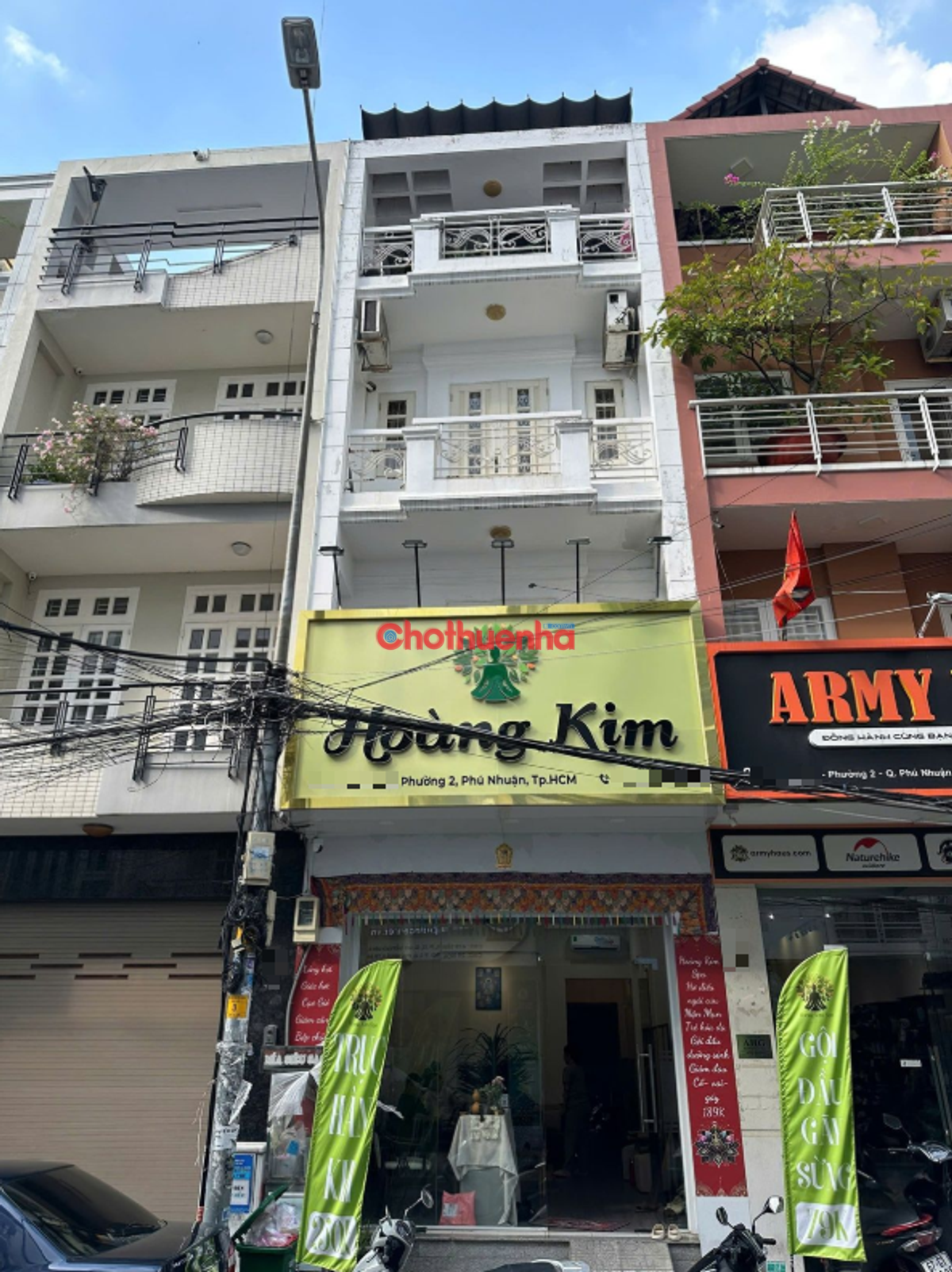 CHO THUÊ NHÀ NGUYÊN CĂN MẶT TIỀN KHU ĐƯỜNG HOA - PHÚ NHUẬN