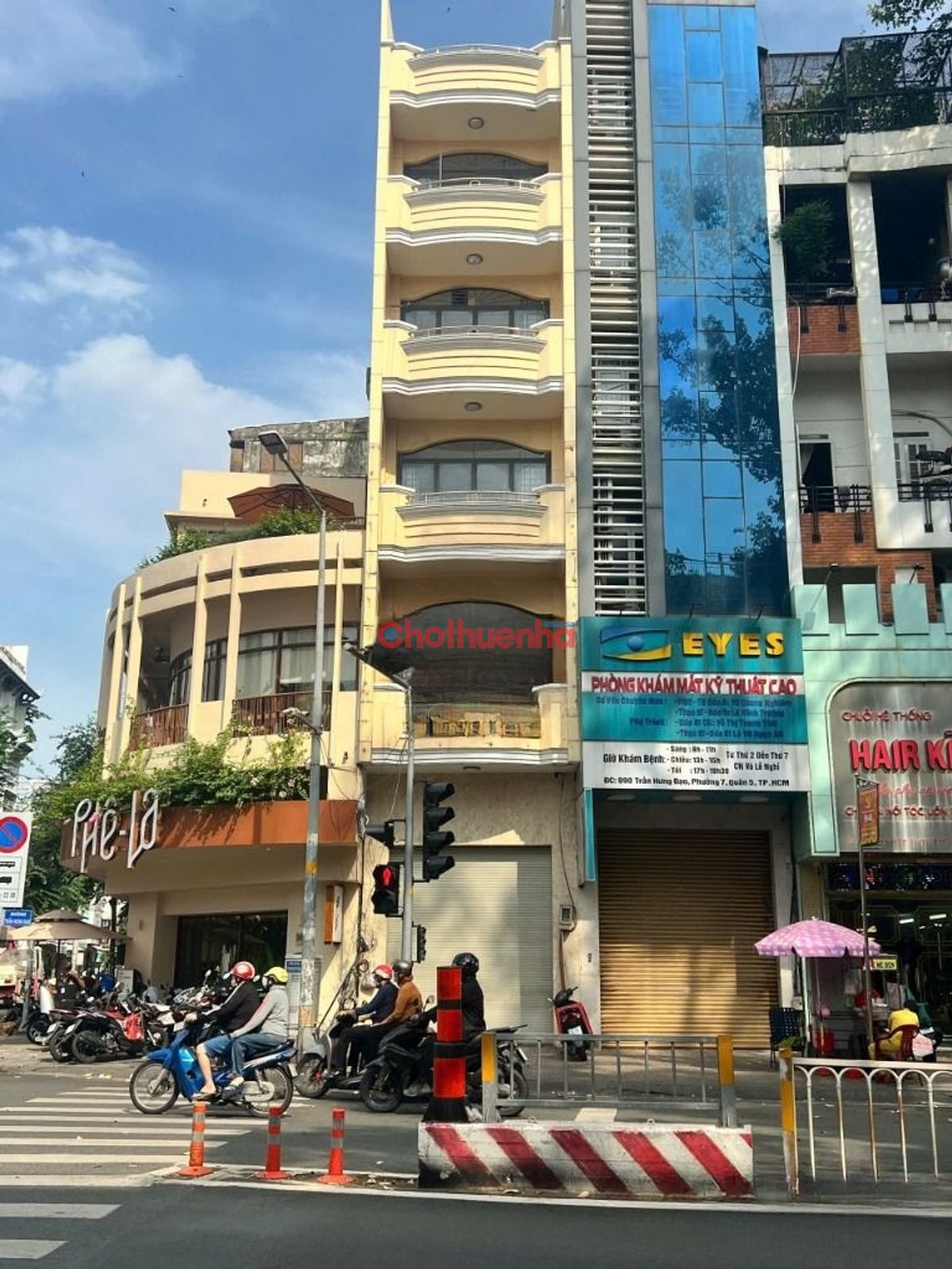 Cho thuê nhà mặt tiền đường Trần Hưng Đạo, có thang máy