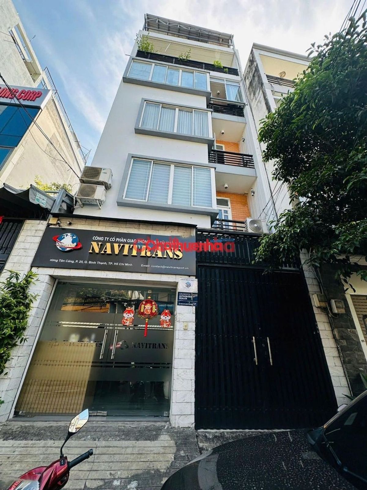 CHO THUÊ NHÀ MẶT TIỀN ĐƯỜNG TÂN CẢNG, PHƯỜNG 25, BÌNH THẠNH - NGANG 6M