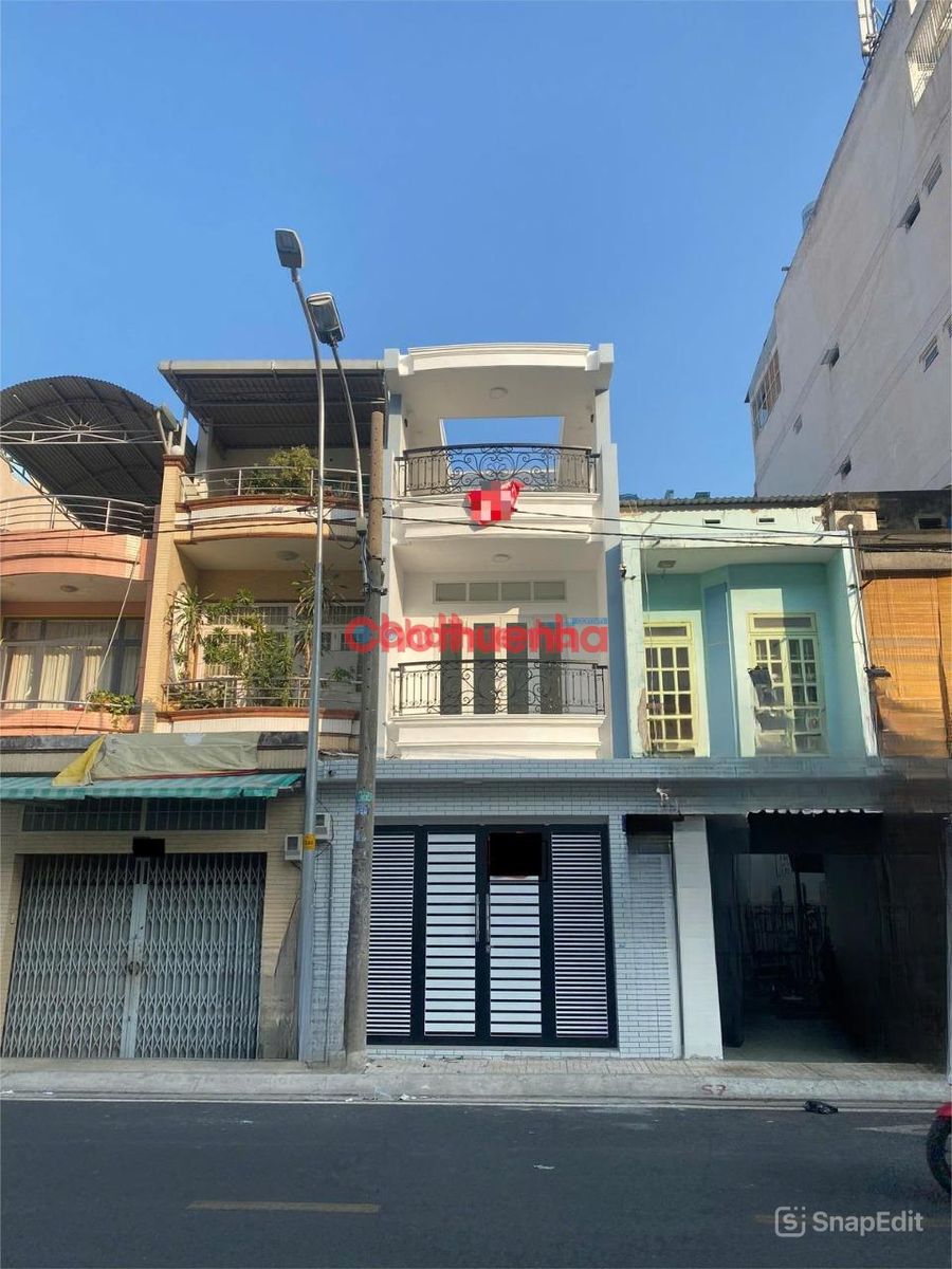 Cho thuê nhà mặt tiền Chấn Hưng, Phường 6, Tân Bình - Ngang 4 x Dài 23m - ĐỐI DIỆN KHU TRƯỜNG HỌC 