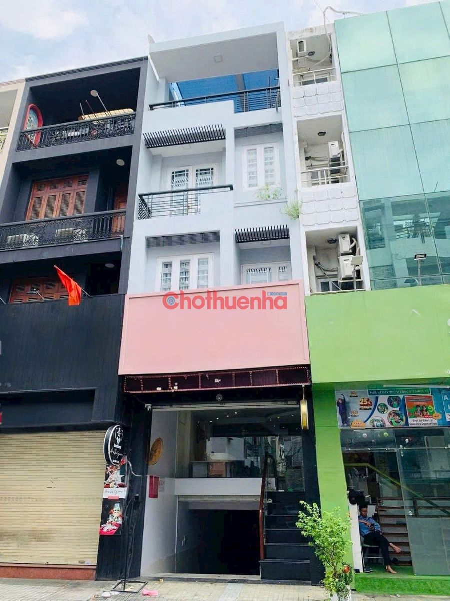 Cho thuê nhà mặt tiền đường Hoa Lan , Phường 2, Phú Nhuận ( 1 hầm 1 lửng 4 lầu ) 