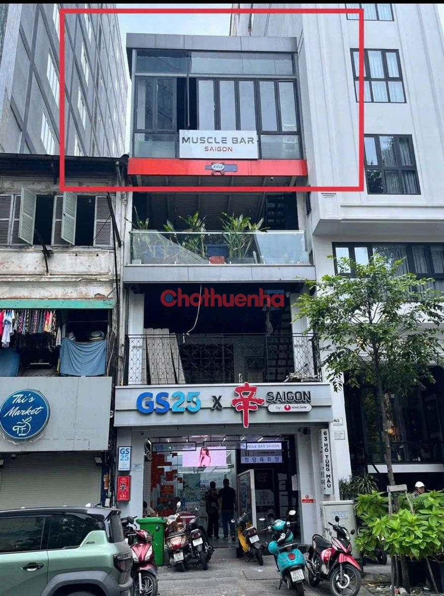 Cho thuê Mặt tiền Hồ Tùng Mậu, Bến Nghé Quận 1. DT 6mx36m