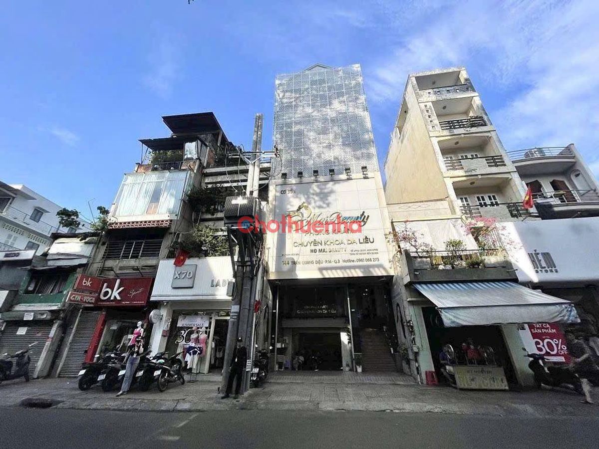 Nhà cho thuê mặt tiền Trần Quang Diệu, Phường 14, Quận 3, TP.HCM