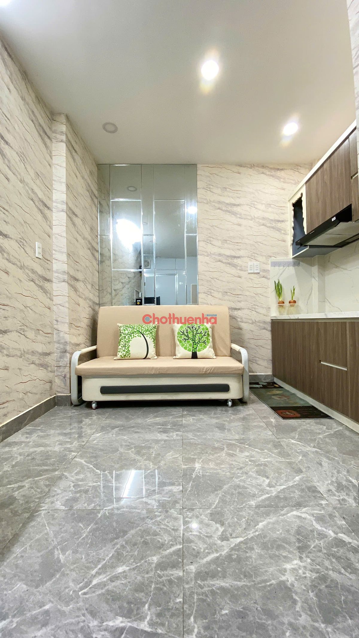 Cho thuê nhà mới đường Cao Đạt , Phường 1, Quận 5_Full Nội Thất