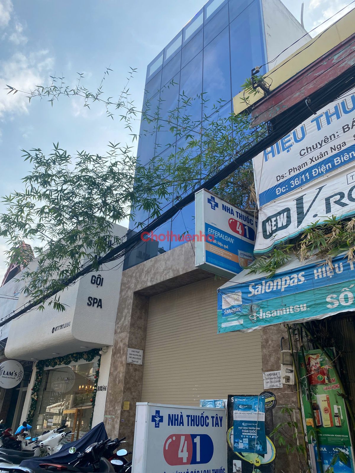 Cho thuê nhà có hầm, đường xe tải ngay điện biên phủ, phường 22, quận bình thạnh