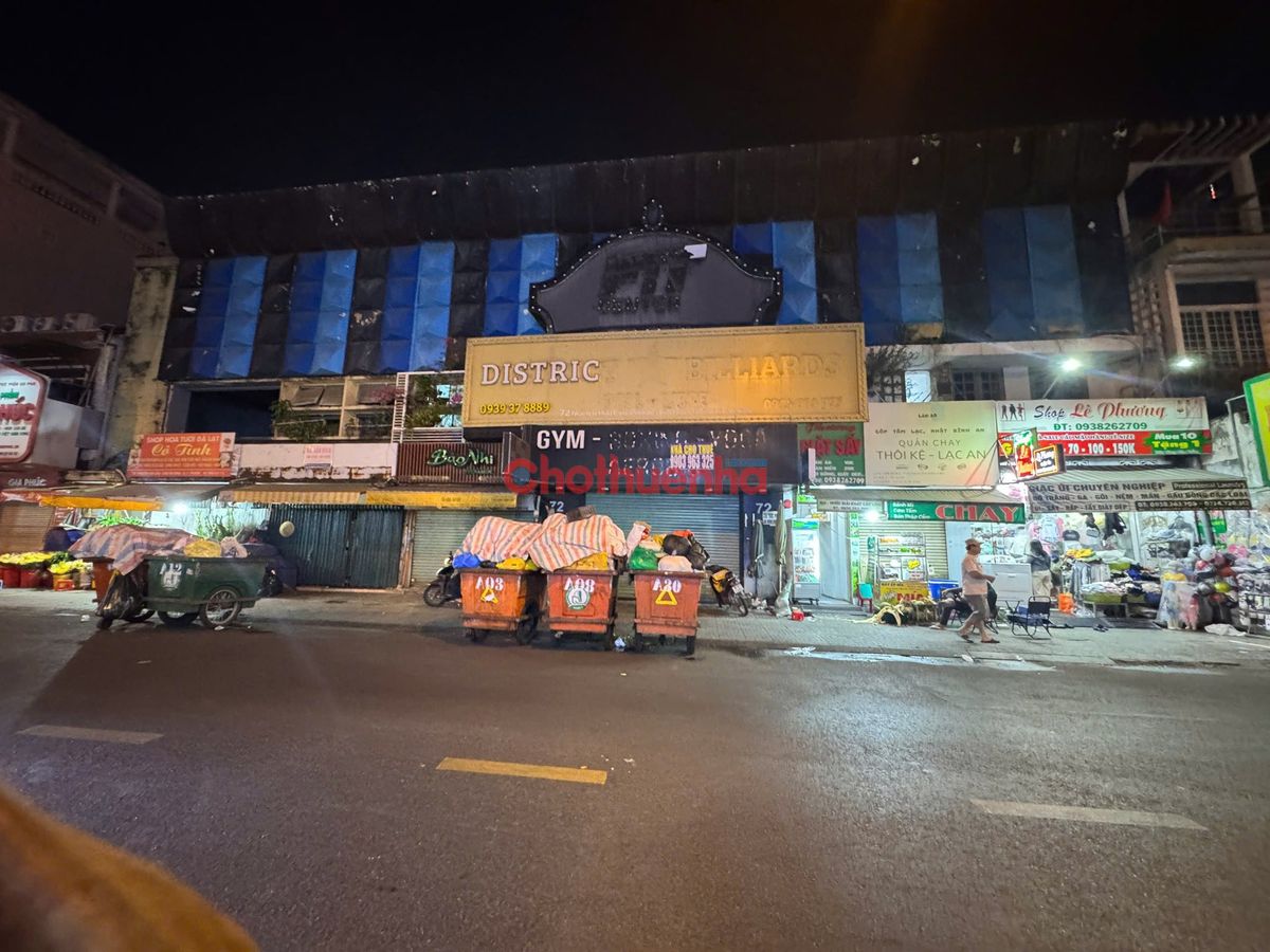 Cho thuê mặt bằng trệt riêng 450 m2 - Mặt tiền Nguyễn Hữu Cầu, Phường Tân Định, Quận 1
