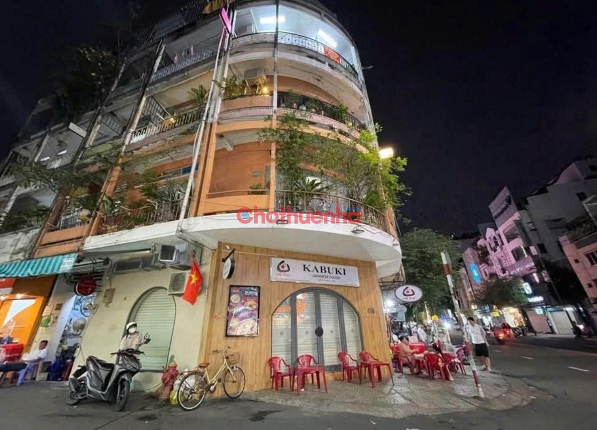 CHO THUÊ MẶT BẰNG GÓC NGÃ BA VÕ VĂN TẦN QUẬN 3