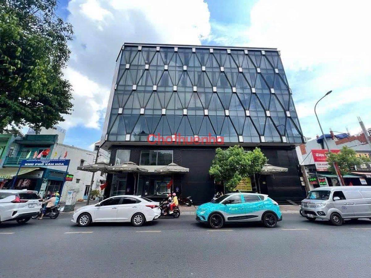 CHO THUÊ TÒA NHÀ GÓC 2 MẶT TIỀN GÒ DẦU TÂN PHÚ, 1 TRỆT 5 LẦU, THANG MÁY