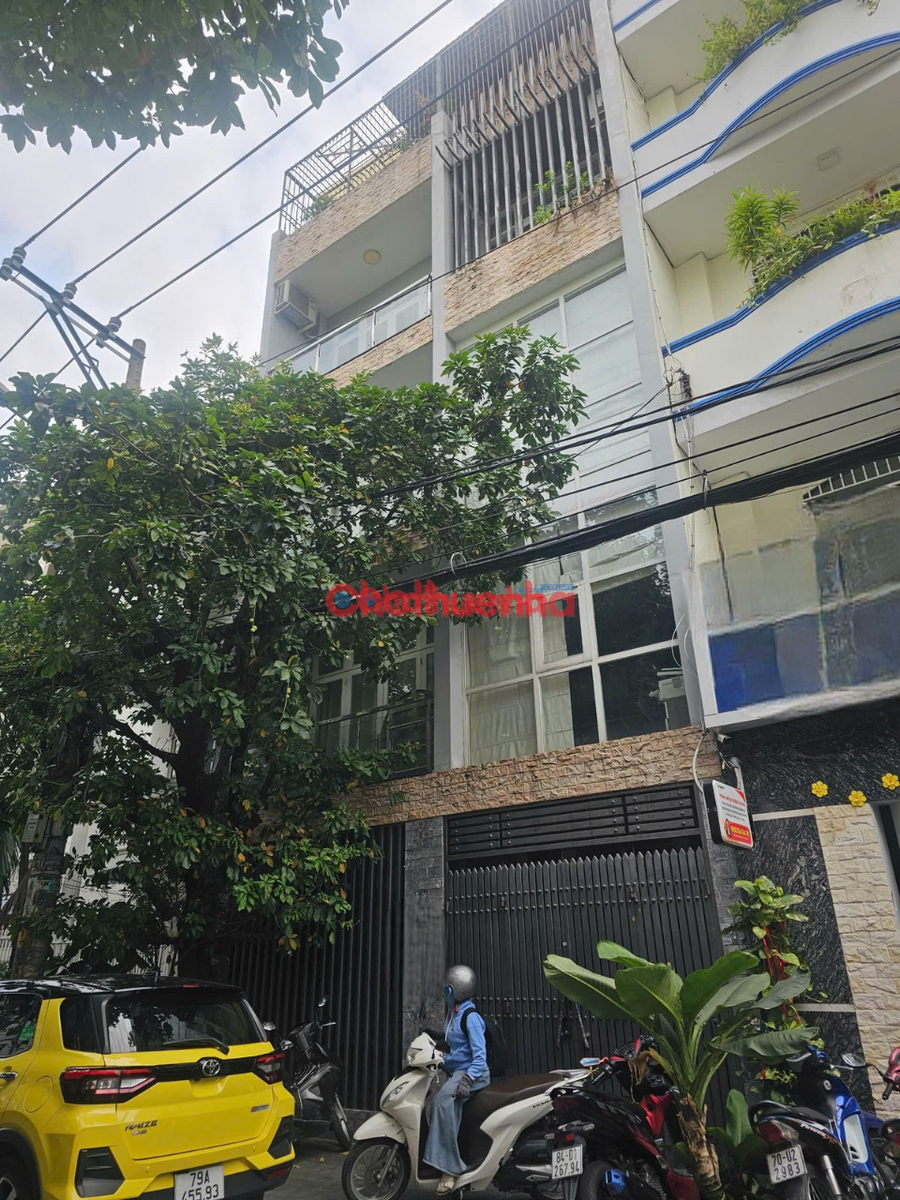 Cho thuê nhà mặt tiền đường Nguyễn Minh Hoàng, P12, Tân Bình - 7,5m x 20m, thang máy, 5 Tầng