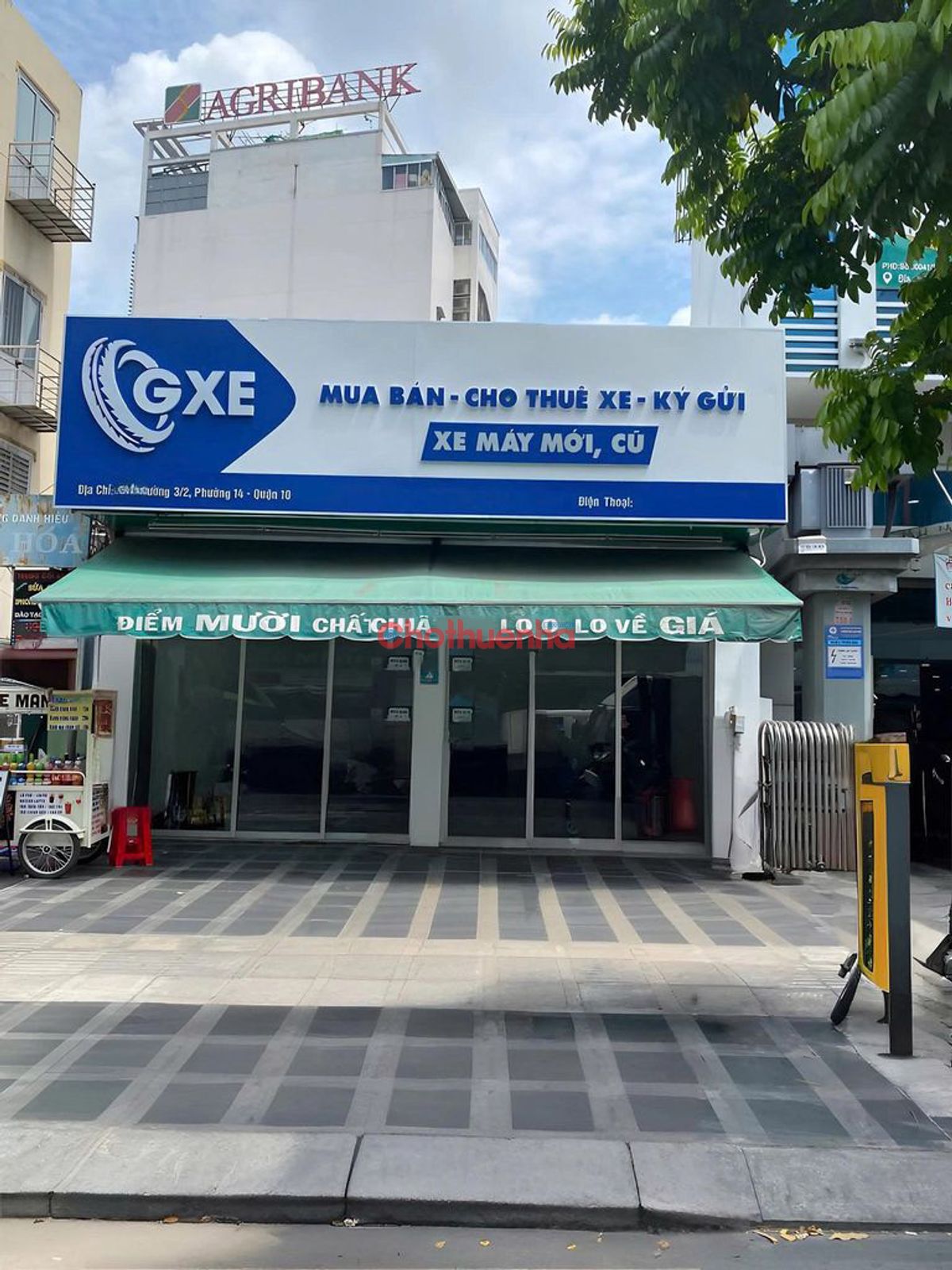 CHO THUÊ NHÀ MẶT TIỀN ĐƯỜNG 3 THÁNG 2 QUẬN 10 - MẶT TIỀN RỘNG 7.2M