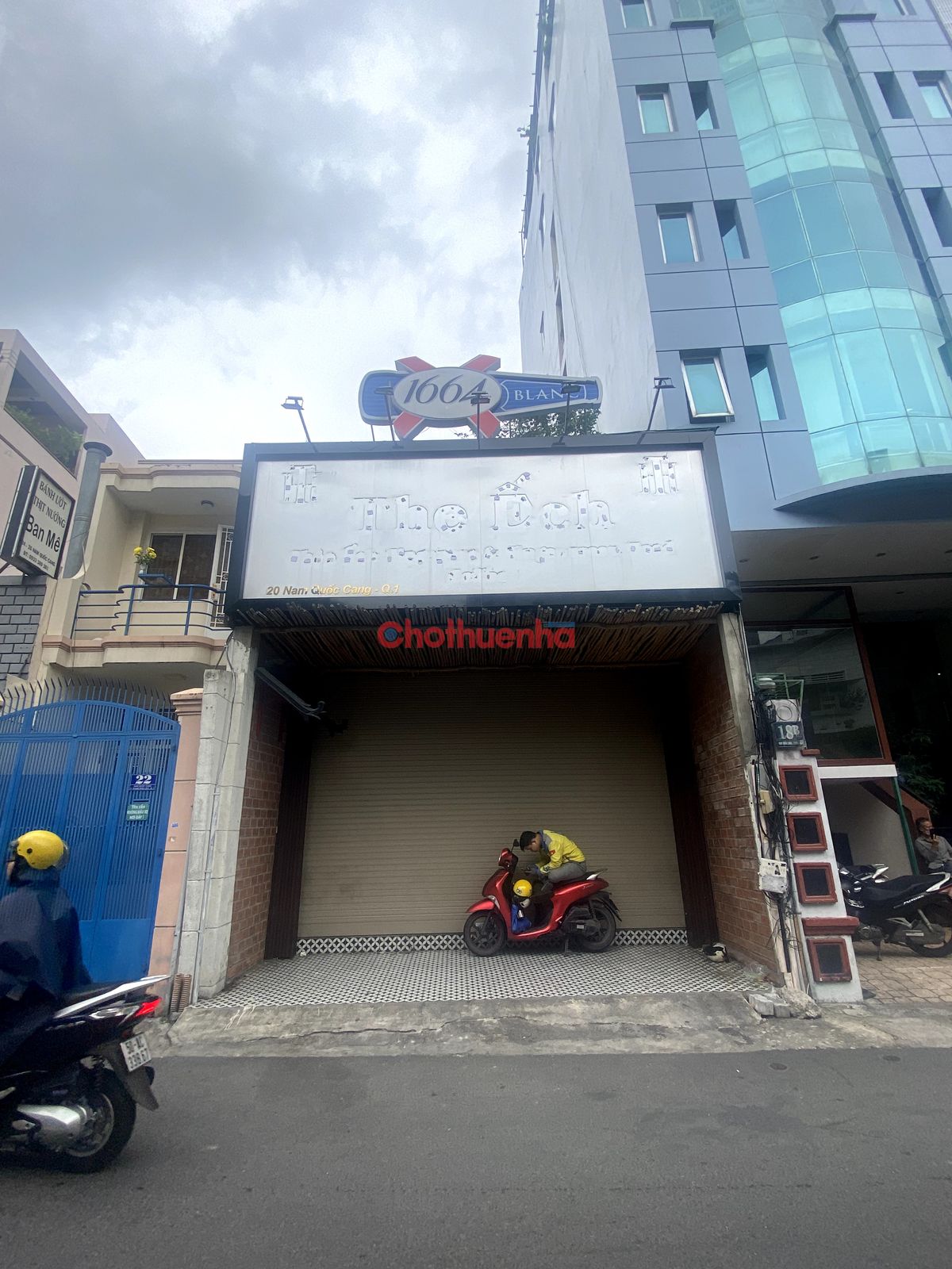 CHO THUÊ NHÀ - MẶT TIỀN NAM QUỐC CANG, PHƯỜNG PHẠM NGŨ LÃO, QUẬN 1