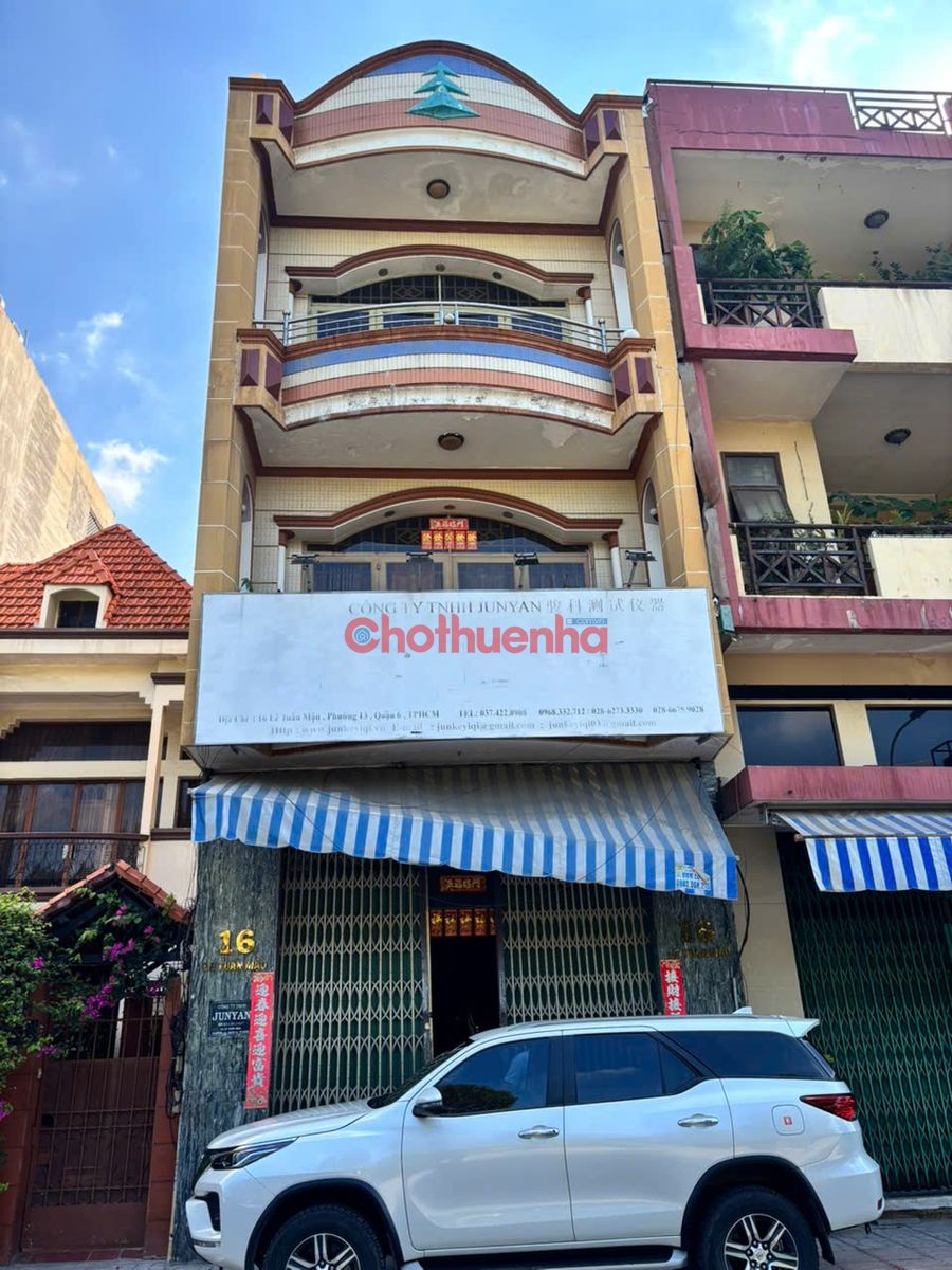 Cho thuê nhà Mặt Tiền Lê Tuấn Mậu, Phường 13, Quận 6. 
