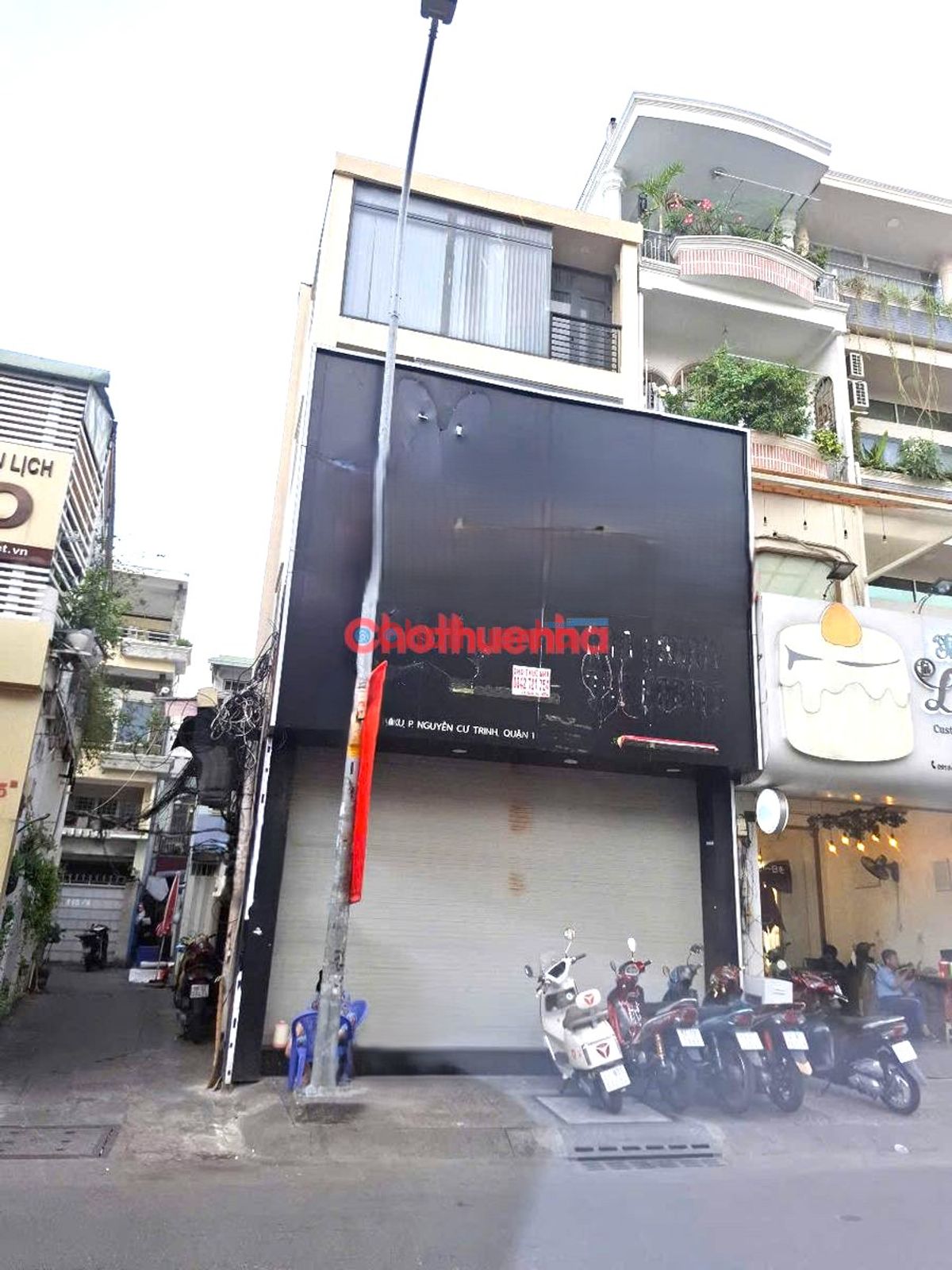 Cho thuê CĂN GÓC Mặt tiền Trần Đình Xu, Phường Nguyễn Cư Trinh, Quận 1. 