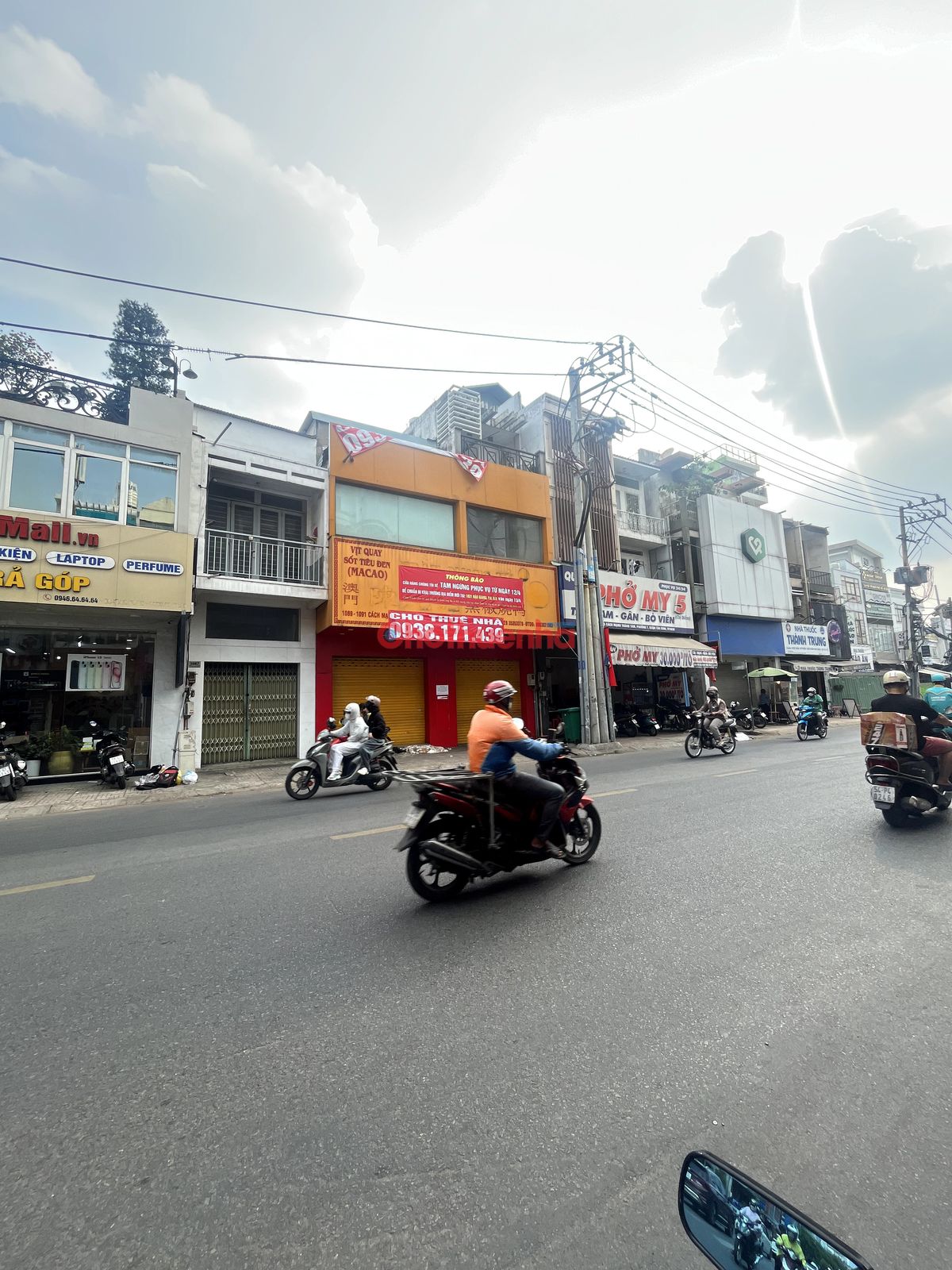 CHO THUÊ NHÀ MẶT TIỀN KINH DOANH - NGANG 8M - CÁCH MẠNG THÁNG 8, TÂN BÌNH