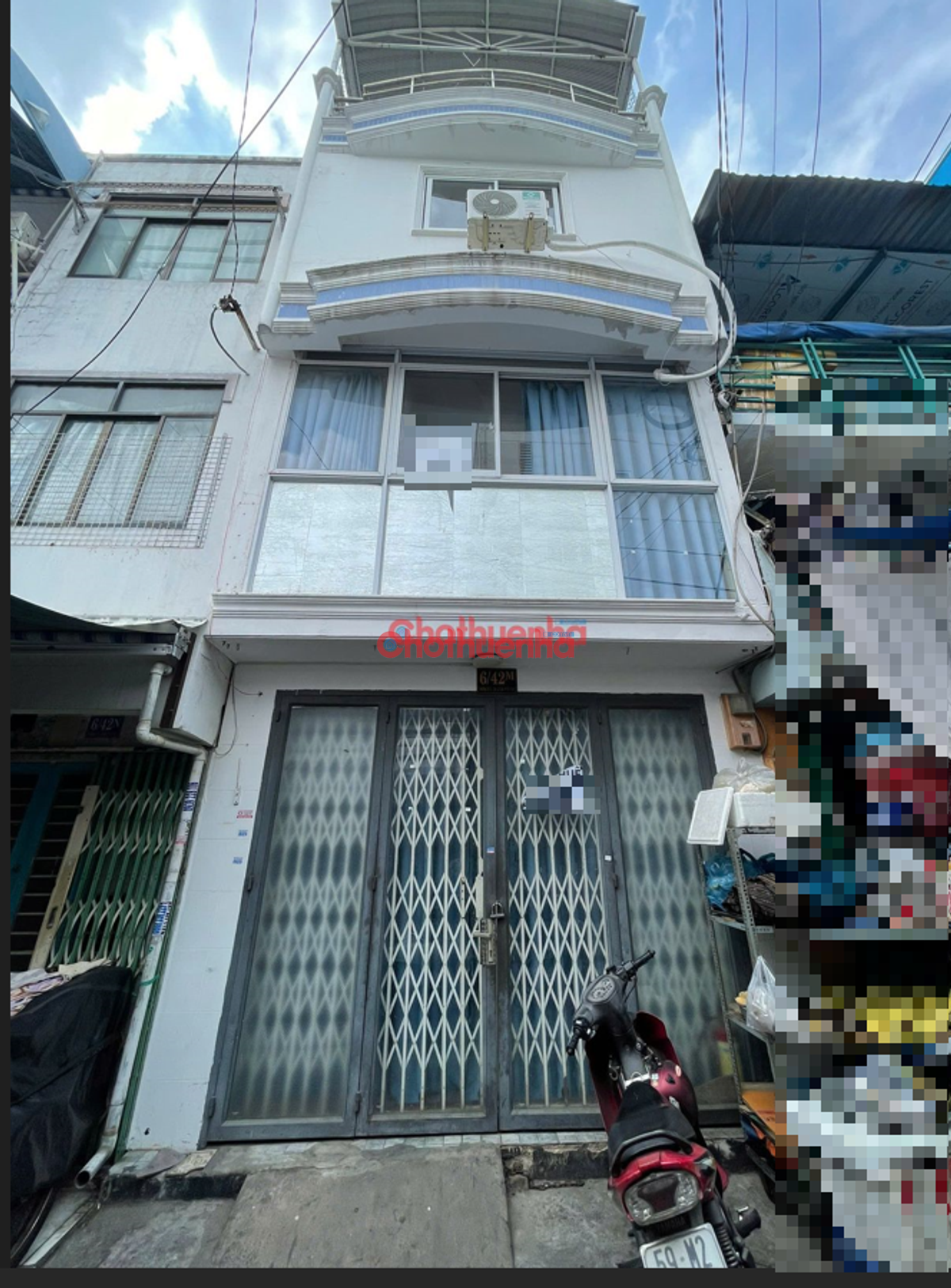 CHO THUÊ NHÀ NGUYÊN CĂN - CƯ XÁ LỮ GIA, QUẬN 11 - 3 TẦNG, SÂN THƯỢNG - 10 Triệu 