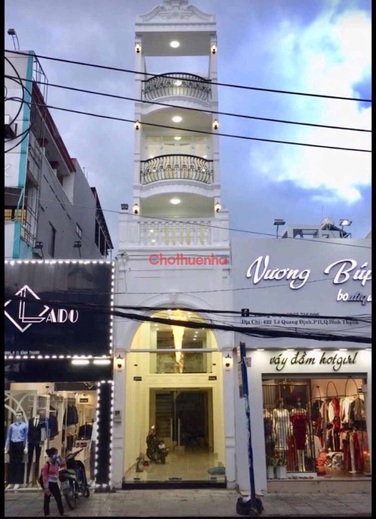 Cho thuê nhà đường Lê Quang Ðịnh, P.11, Q.Bình Thạnh