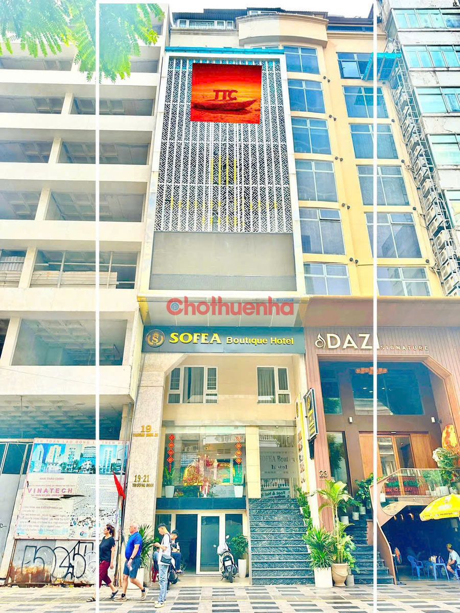 Cho thuê 19 - 21A Trương Định, Phường Bến Thành, Quận 1 -  KS 45 PHÒNG NGAY CHỢ BẾN THÀNH.