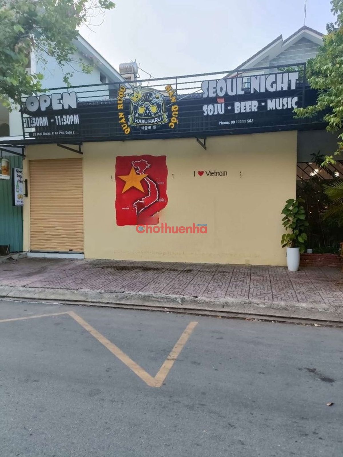 CHO THUÊ NHÀ MẶT TIỀN THÁI THUẬN, AN PHÚ, QUẬN 2