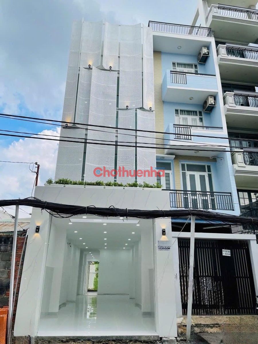 CHO THUÊ NHÀ 2 MẶT TIỀN ĐƯỜNG NGUYỄN CỬU VÂN, PHƯỜNG 17, QUẬN BÌNH THẠNH ( NHÀ MỚI 100% )